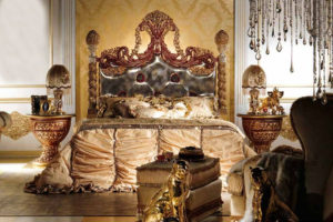 غرف نوم كلاسيكية بتصاميم ملكية فاخرة
