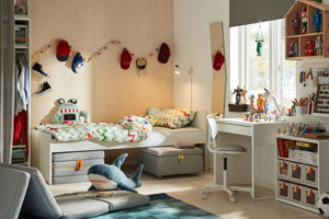 غرف الأطفال ذات اللون الهادئ المناسب لغرف نوم الفتيات من كتالوج غرف نوم الأطفال في ايكيا