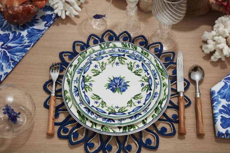 ديكور المائدة الفخم "كوباكابانا" Copacabana من كريستيان ديور ديكورات