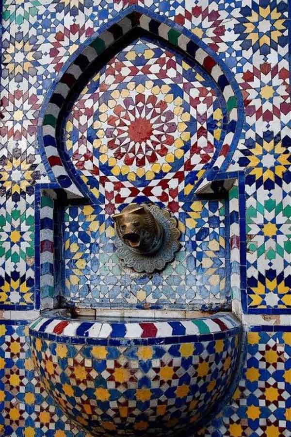 ديكور حمامات مغربية وحمامات كلاسيك من رياض المغرب