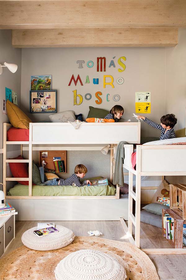 غرف أطفال مودرن وديكور غرف أطفال صغيرة المساحة